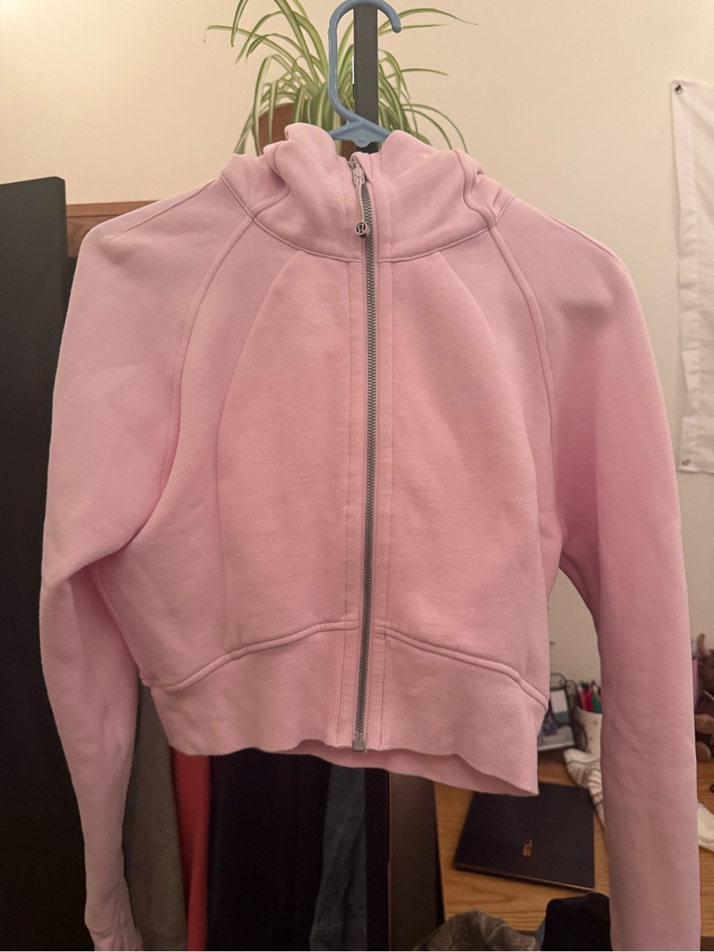 lululemon athletica Light Pink Full-Zip Bomber Jacket